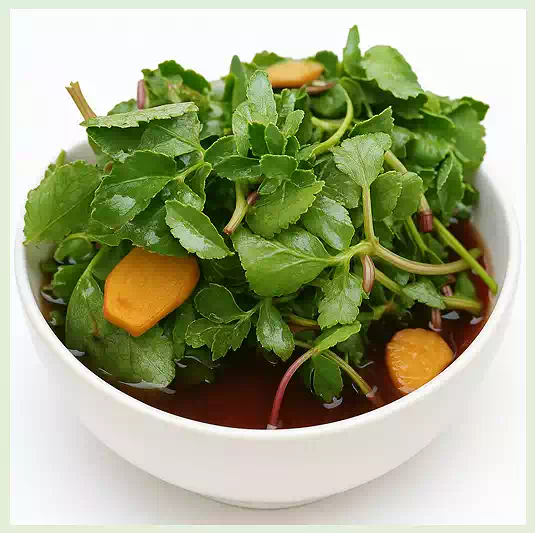 Korean Temple Food : Explore Traditional Vegan Food 6 04Traditional Korean Vegan Food_Korean Temple Food_Pickled Bangpung Herbs