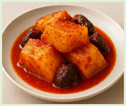 Korean Temple Food : Explore Traditional Vegan Food 21 19Traditional Korean Vegan Food_Korean Temple Food_Braised Radish