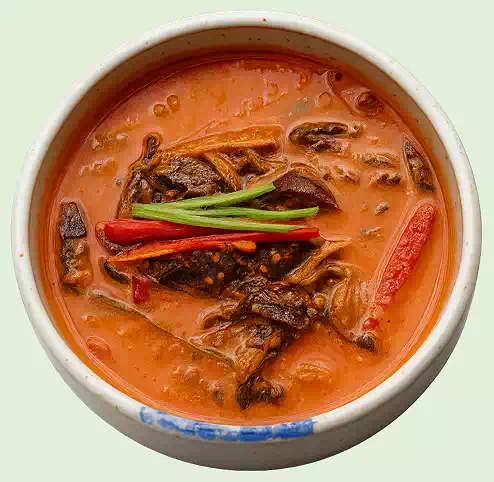 Korean Temple Food : Explore Traditional Vegan Food 22 20Traditional Korean Vegan Food_Korean Temple Food_Steamed Dried Radish Leaves