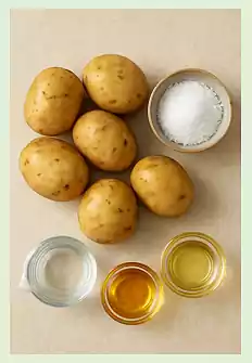 Korean Temple Food in Summer: 5 Seasonal Vegan Recipes 3 1Korean Temple Food_Seasonal Vegan Recipes_Ingredients for Gamja-jeon