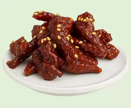 Korean Temple Food in Autumn:5 Seasonal Vegan Recipes 4 2Korean Temple Food in Autumn_Seasonal Vegan Recipes_Gochu Bugak Jorim