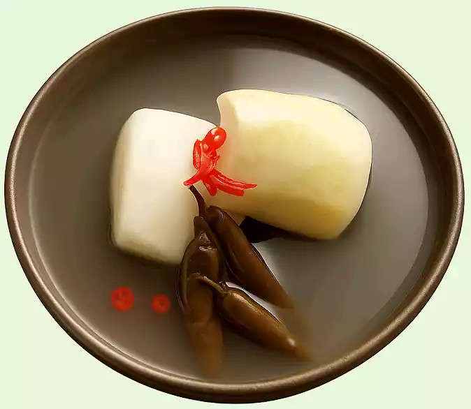 Korean Temple Food in Winter : Seasonal Vegan Recipes for a Healthy Cold Season 6 18Korean Temple Food in Winter_Seasonal Vegan Recipes_Dongchimi