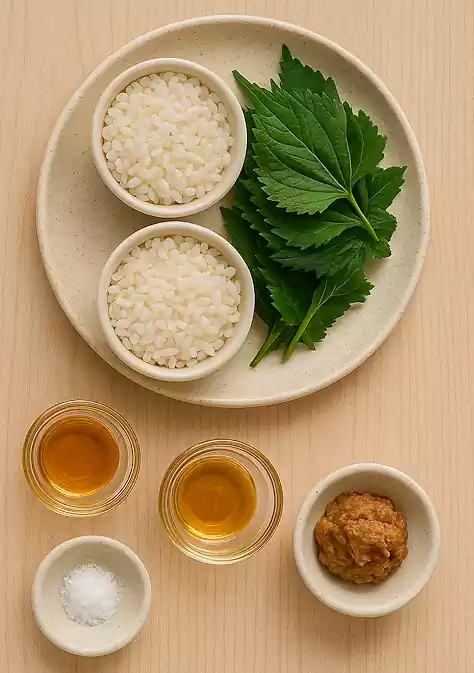 Vegan Korean food : 5 Korean Temple Food Recipes for Spring - A Taste of Tranquility 4 02Korean Temple Food_Vegan Korean food_A Taste of Tranquility_Gomchwi Ssambap_Ingredients