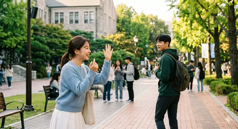 Korean Honorifics in K-Dramas: Oppa, Unni, Sunbae, and Ajusshi Meaning 3 what does oppa mean in kdrama example showing emotional context and usage